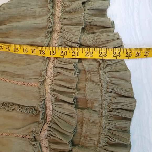 Gauzy summer top by Angie, Sz S - Picture 7 of 7